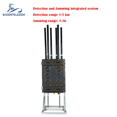 450w potente 8 canali esterni sistema integrato di interferenza e rilevamento