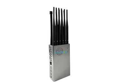 8.4W 12 Antenne Dispositivo di interferenza del segnale del cellulare portatile Blocco 2.4G 5.8G Fino a 20m