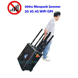 400w interferitore del segnale del telefono cellulare 8 antenne 2G 3G 4G 5G GPS 500m Range Militare Usato