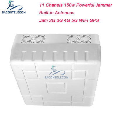 Wifi GPS 5G Signal Jammer Blocker 50m 11 canali PVC 150w