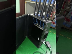 8 bande manpack drone jammer segnale 400w zaino UAV portabile anti-drone jammer