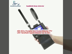 Detettore anti-drone portatile 400-6Ghz FPV UAV rivelatore di segnale portatile fino a 2 km