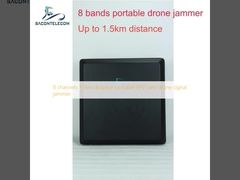 Disturbatore di segnale drone FPV UAV portatile a 8 canali con portata di 1,5 km