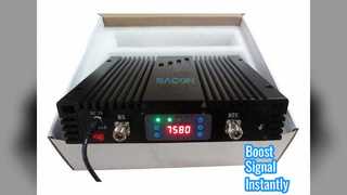 L'amplificatore di linea del ripetitore di segnale GSM da 30 dBm aumenta il segnale