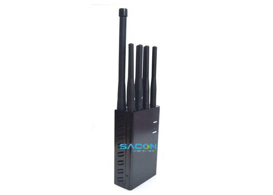 8 antenne portabile jammer del segnale con tempo di lavoro di 90 minuti e batteria da 4600mAh per il blocco del telefono cellulare