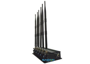 6 antenne bloccante segnale cellulare jammer 15W per sala riunioni / classe
