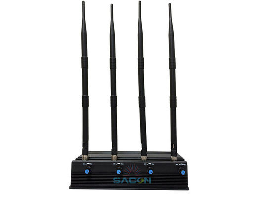 4W Power Wifi Signal Jammer con 10-30m Range e 24 ore di lavoro Mobile Signal Blocker