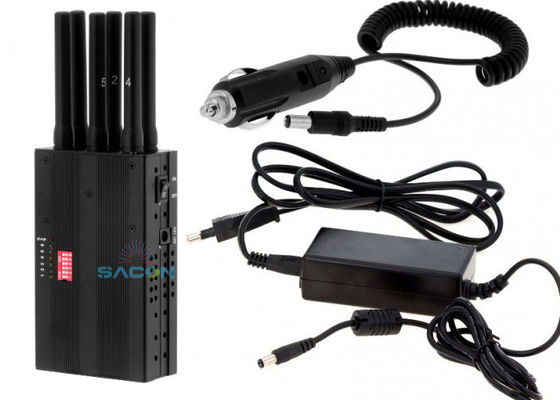 Jammer Portatile Leggero con Potenza di Uscita 3W e Batteria 7.4V/4700mAh per Uso Portatile
