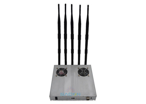 12 Watt WiFi GPS Phone Jammer con 40m di Portata per Funzionamento Continuo nelle Prigioni