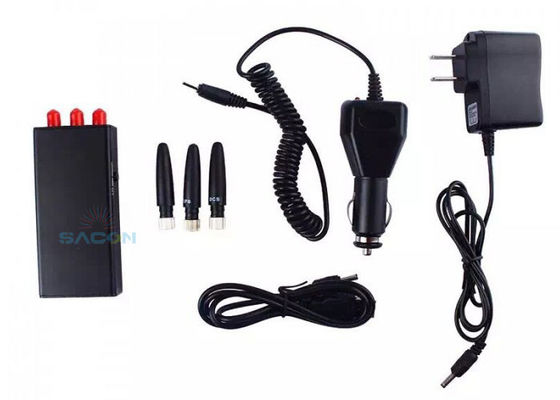 5m Range Portable GPS Jammer con 700mA di potenza e 3 Omni Antenna per un efficace blocco del segnale