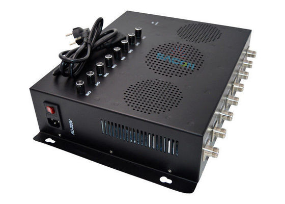 Veicolo militare a lungo raggio da 80 metri montato jammer da 80 Watt con ventilatori di raffreddamento