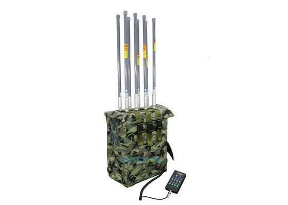 400W Potenza 2.4G Segnale antiterrorismo ad alta frequenza Jammer Manpack Jammer per il blocco della telecamera wireless