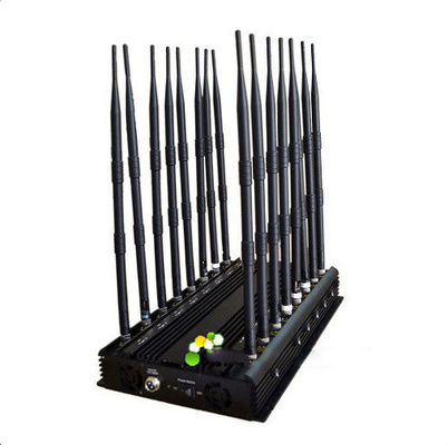 16 Antenne Potenza Regolabile Veicolare Lojack Blocco Rete Mobile Jammer di Segnale con 1 Anno di Garanzia