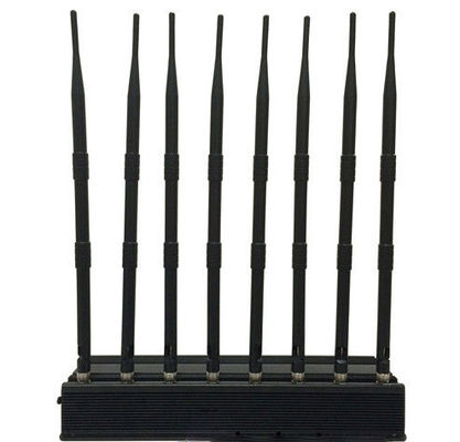 20W Desktop GPS Jammer con 40m Jamming Range e ventilatori di raffreddamento per il blocco del segnale di auto e cellulare