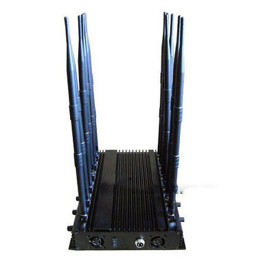 12 antenne 30W High Power GPS Jammer con raggio di 50m e blocco segnale regolabile