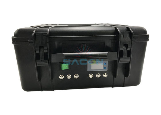 60W Potenza in Uscita 6 Canali Manpack Signal Blocker con 80m di Raggio di Jamming per GSM CDMA DCS 3G WiFi
