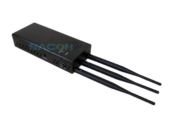 Jammer di segnale portatile da 10W ad alta potenza con batteria da 8000mAh e antenna omnidirezionale per il blocco remoto dell'auto