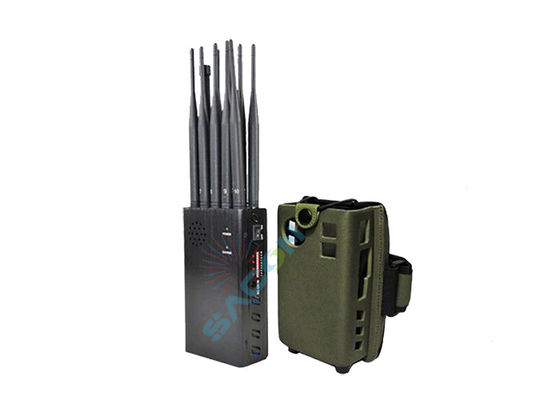 10W Jammer di Segnale ad Alta Potenza con Batteria da 8000mAh e Raggio di Blocco di 30m Isolatore Portatile per Telefono Cellulare