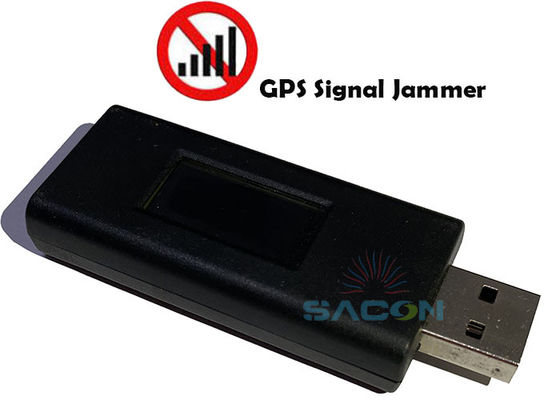 Jammer GPS USB con display a LED e portata di 15m, dimensioni compatte, blocco segnale