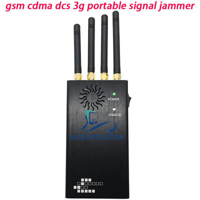 2W portabile segnale jammer con 15m Range Blocks 2G 3G 4G segnali telefonici mobili