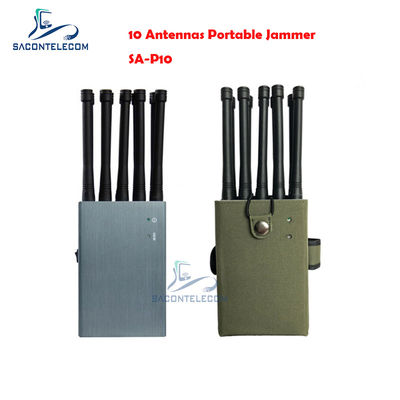 10 antenne portabile di segnale con 30m di gamma e 10W di potenza di uscita per GPS Lora Lojack Radio Frequency Jamming