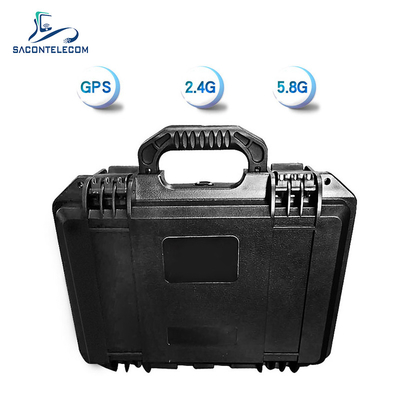Distanza dell'emittente di disturbo 1.5km del segnale del fuco della valigia sviluppata in antenna 2.4G 5.8G GPS