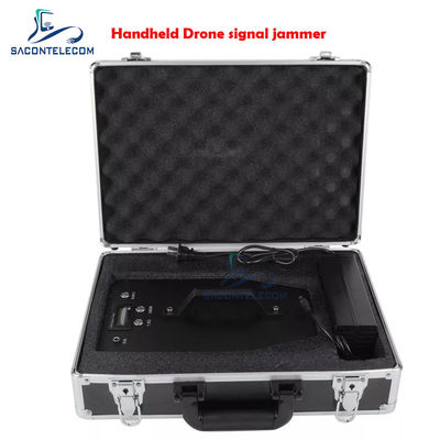 70w di potenza UAV Signal Jammer integrato in antenne 800m Drone portatile Frequency Scrambler