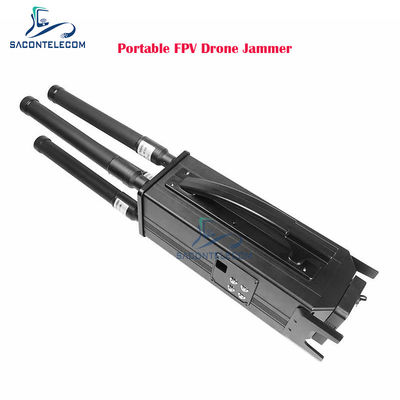 160W 4 Bande Jammer Portatile per Segnali Drone con Distanza di Jamming di 1.5KM e Batteria Integrata