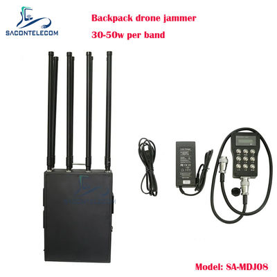 8 bande 400w Power Man pacchetto Drone Signal Jammer custodia metallica zaino UAV drone jammer