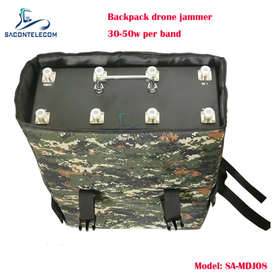 8 bande 400w Power Man pacchetto Drone Signal Jammer custodia metallica zaino UAV drone jammer