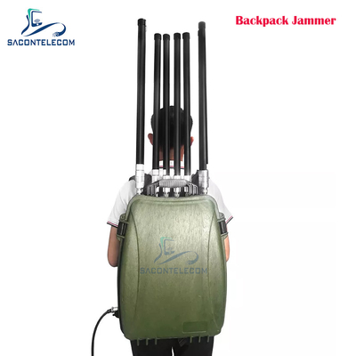6 canali 300w Potente zaino drone segnale jammer 433 900mhz GPS 2.4G 5.8G