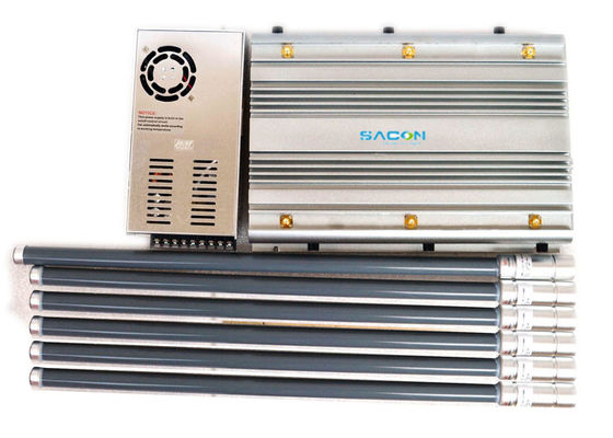 Interruttore di segnale ad alta potenza da 90W con 6 antenne in fibra di vetro Omni e 100m di gamma di interferenza