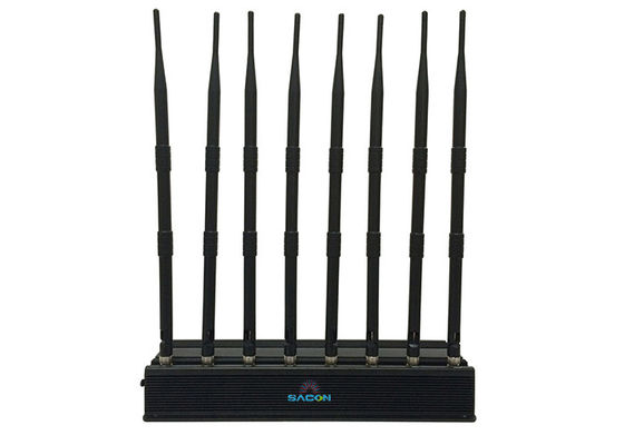 Jammer per cellulare VHF UHF GPS con antenne omnidirezionali e potenza di uscita di 19W