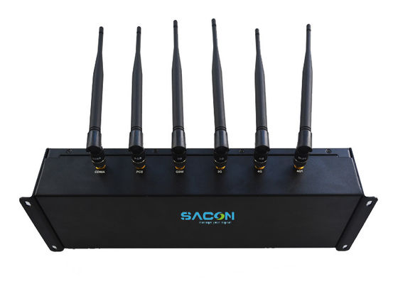 6 Antenne Regolabile Potenza di Uscita Jammer Segnale Cellulare con 40 Metri di Portata