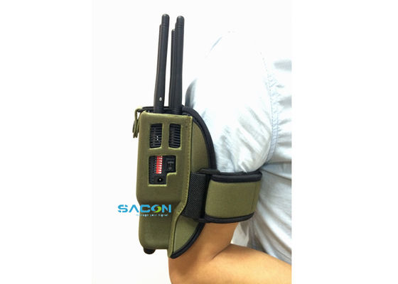 5.5W High Power Portable Signal Jammer con 8 Omni Antenna e 20M Jamming Range