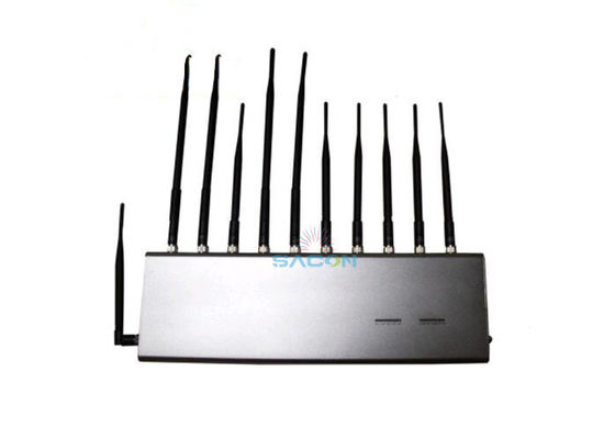 11 antenne 22W High Power RF Signal Jammer con 25m di gamma di interferenza per scuola e sala conferenze