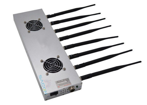 Disturbatore di segnale ad alta potenza a lungo raggio da 30 m con 8 bande e potenza di uscita di 16 W