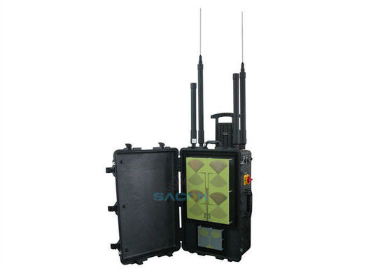 8 bande 400w Power Manpack Jammer Cassa bagagli per la protezione VIP e disinnescante bombe