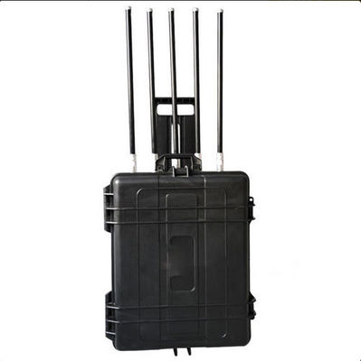 500W High Power Manpack Jammer con cinque bande e design a prova di esplosione per squadre SWAT