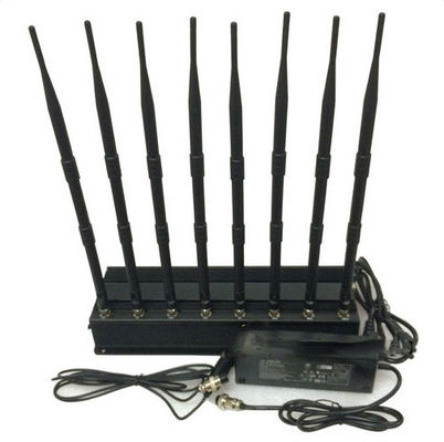 Walkie Talkie Jammer con 8 canali 20W di potenza di uscita e 50m di gamma di interferenze per una comunicazione sicura