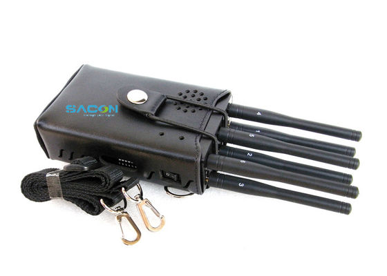 6 Antenne Alta Potenza 3W Jammer Portatile di Segnale con Raggio di 20m per Blocco WiFi GPS 3G 4G