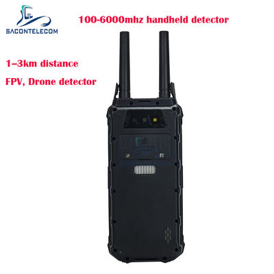 H2L 1,5 km Range Droni portatile Localatore di droni portatile 100-6 GHz Rilevatore di droni