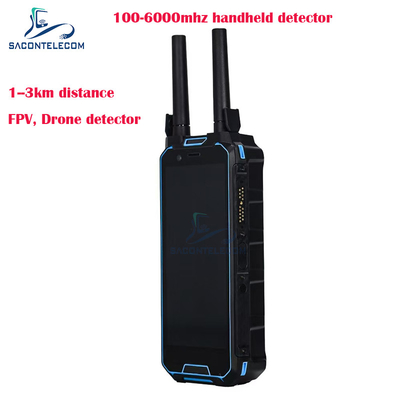 H2L 1,5 km Range Droni portatile Localatore di droni portatile 100-6 GHz Rilevatore di droni