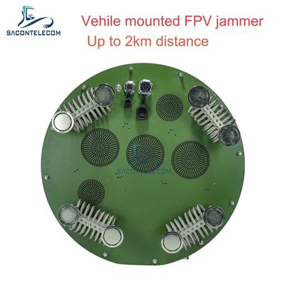 400-6Ghz 400 Watt Omni 360° Veicolo montato Drone Signal Jammer UAV Jammer