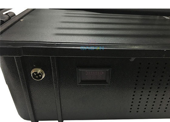 55W Jammer Portatile ad Alta Potenza con 11 Canali e Batteria Integrata per Blocco Segnale Sicuro