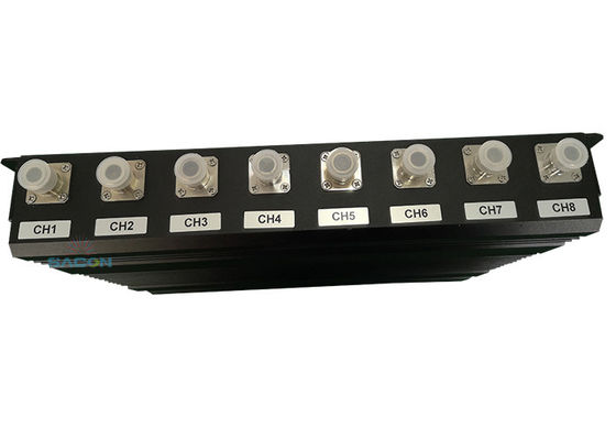 Interruttore di segnale di telefono cellulare ad alta potenza da 8 canali da 160W con 80m di gamma di interferenza per segnali GPS WiFi 2G 3G 4G