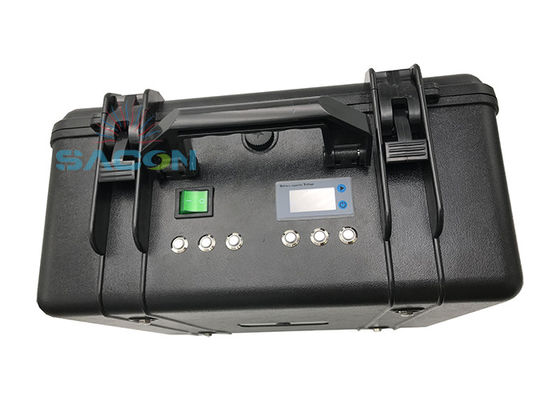 60W GPS Mobile Phone Signal Jammer con 6 antenne e 2 ore di tempo di funzionamento a batteria integrata