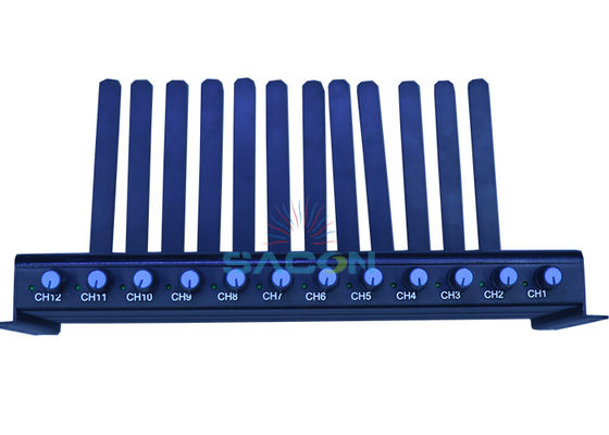 12 Canali Potenza Regolabile 5.8G Jammer di Segnale per Blocco Telefono Cellulare