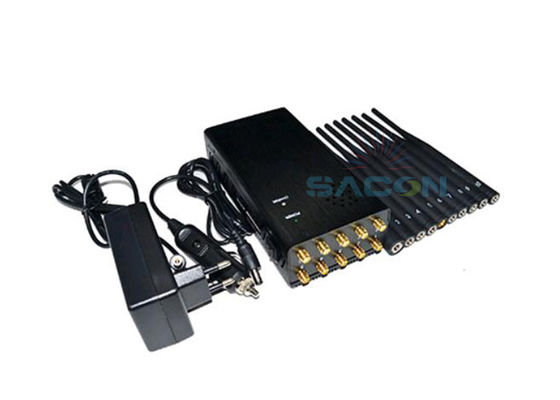 10W Jammer di Segnale ad Alta Potenza con Batteria da 8000mAh e Raggio di Blocco di 30m Isolatore Portatile per Telefono Cellulare