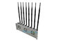 Le antenne 80 dello stampo 40w 2G 3G 4G 8 dell'emittente di disturbo del segnale di alto potere 5G misura la gamma con un contatore